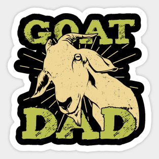 Goat Dad Farming Farmer Gift Sticker